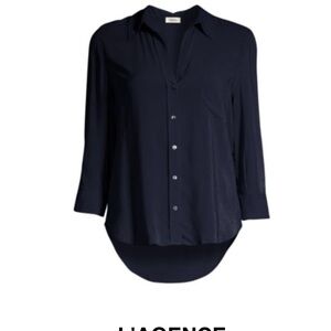 L'Agence Women's Ryan 3/4 sleeve blouse